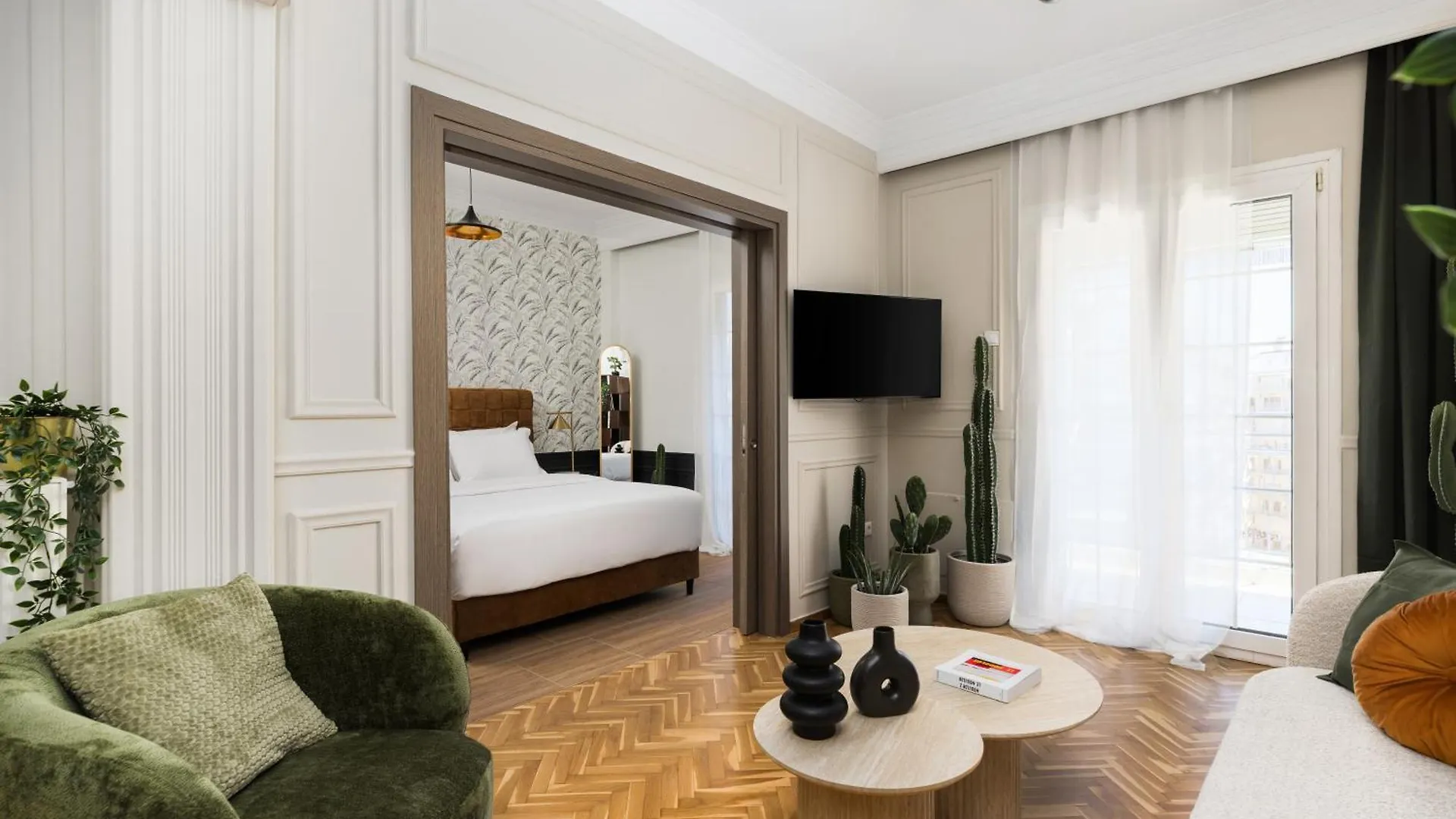 Apartman La Maison De L'Arc- Elegant Stay With Unique View By Binobi! Szaloniki Görögország